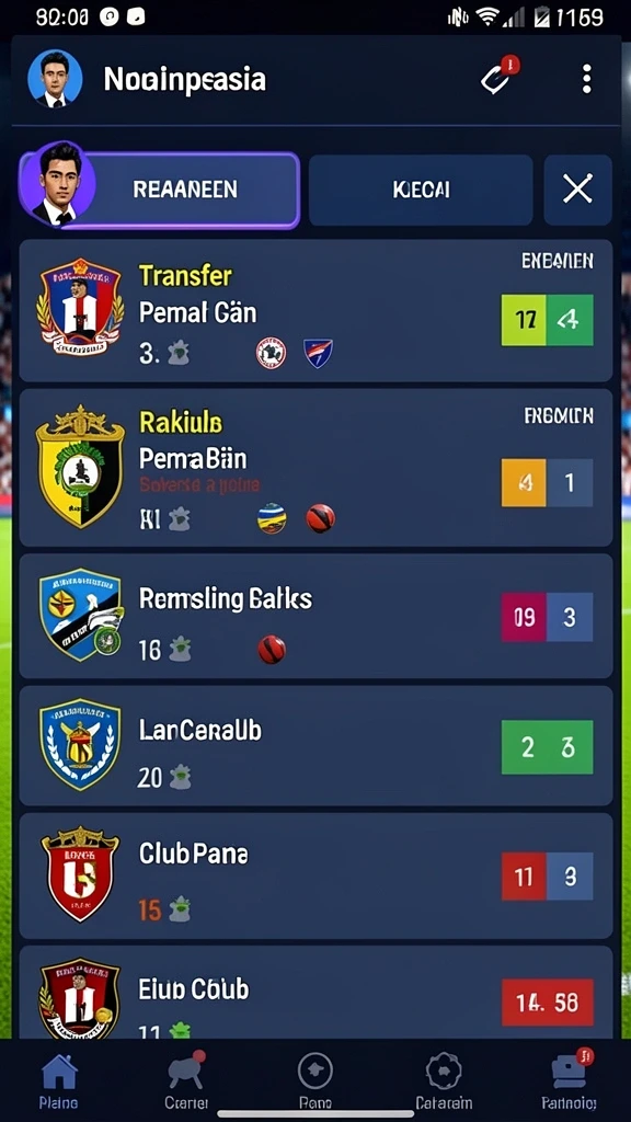 Layar permainan yang menunjukkan level dan tantangan yang harus diselesaikan.