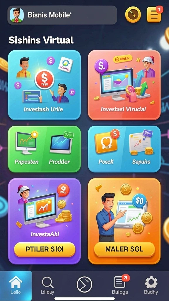 Menampilkan pemandangan indah dari dunia game AP686.