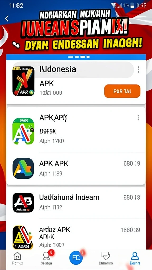 Screenshot petualangan seru di dunia APINAGA.