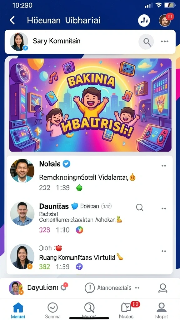 Tampilan antarmuka yang menarik dan mudah dinavigasi.