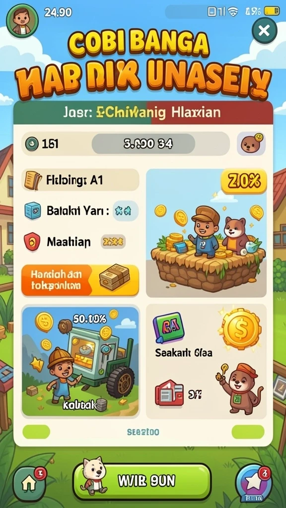 Sistem reward yang menguntungkan pemain.