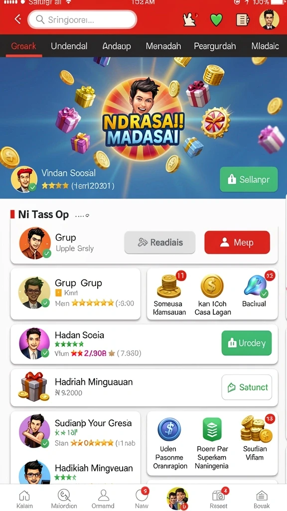 Pengaturan level yang menantang.