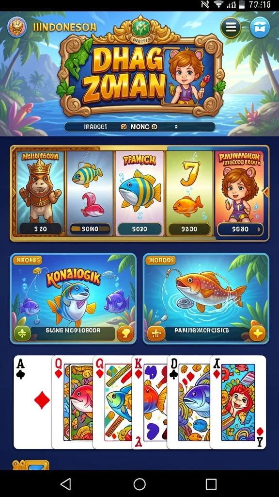 Tampilan permainan slot yang menghibur dan mudah dipahami.