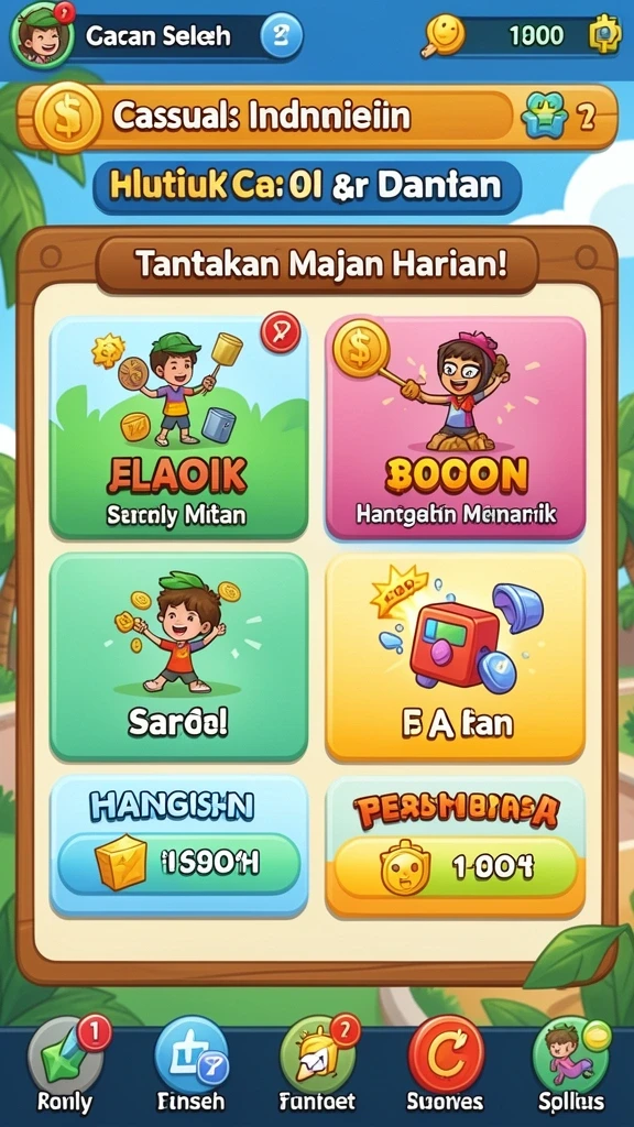 Karakter naga dengan desain yang unik.