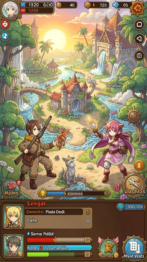Menyoroti grafis indah dari pemandangan dalam game.