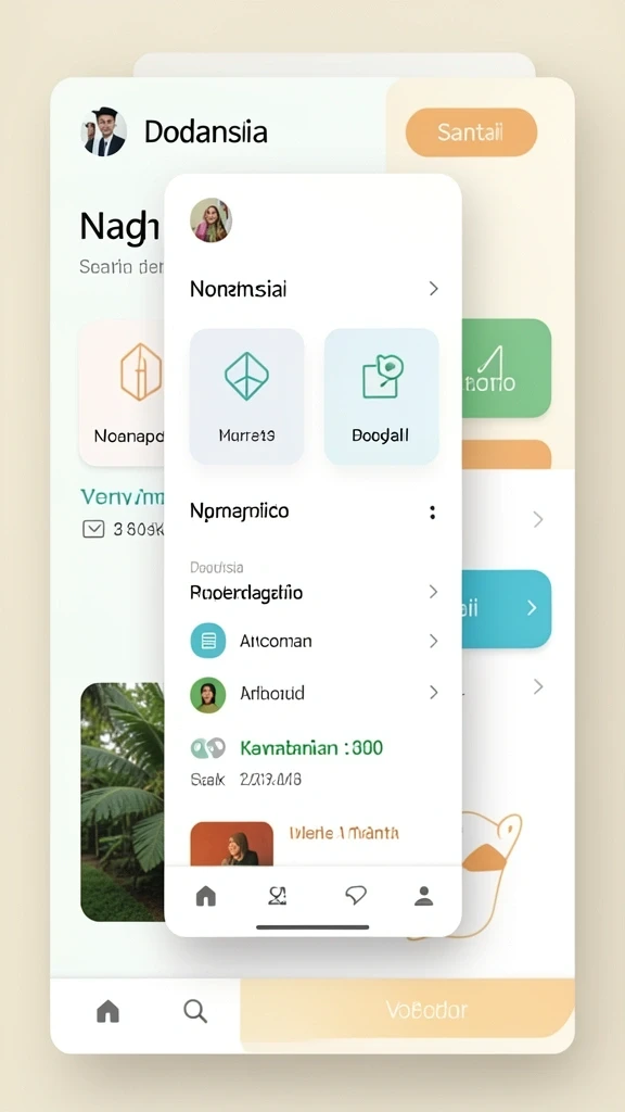 Tampilan antarmuka menarik yang memudahkan navigasi.