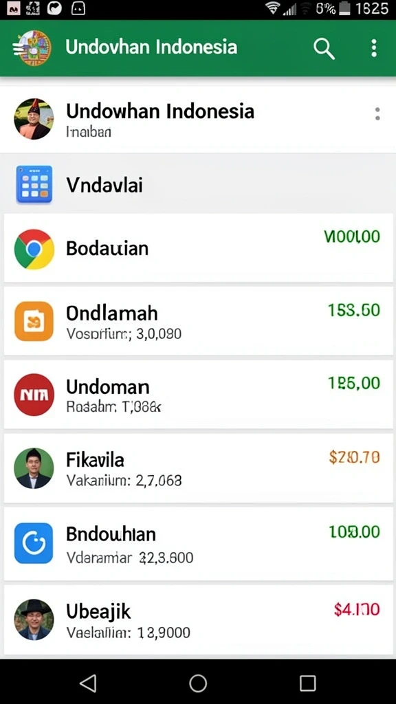 Tampilan antarmuka pengguna yang intuitif dan mudah digunakan.
