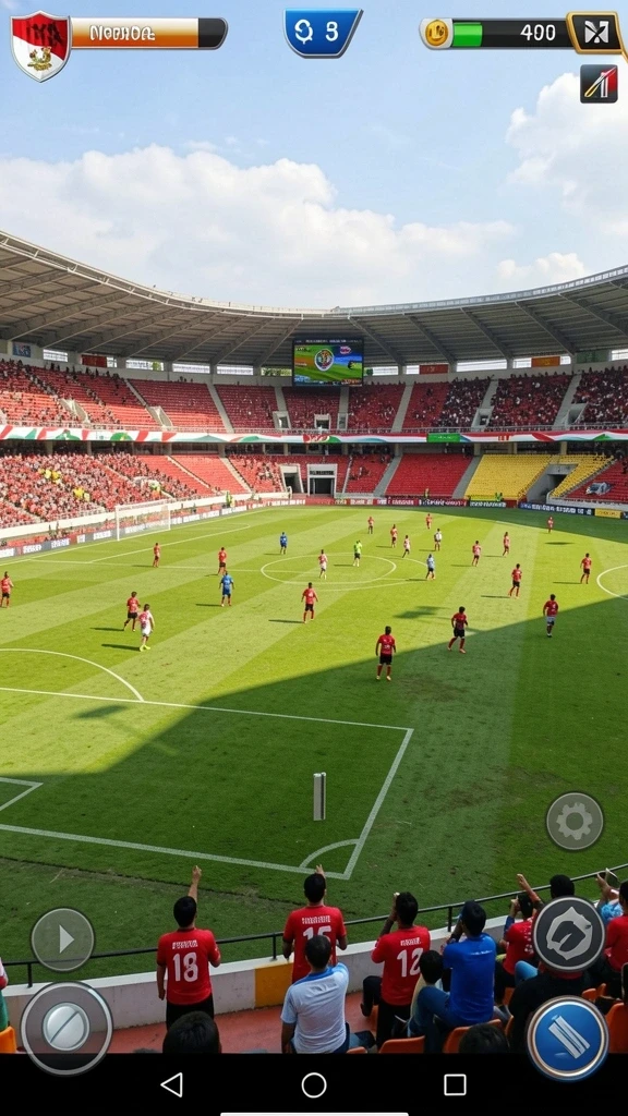 Tampilan utama game dengan grafik yang memukau.