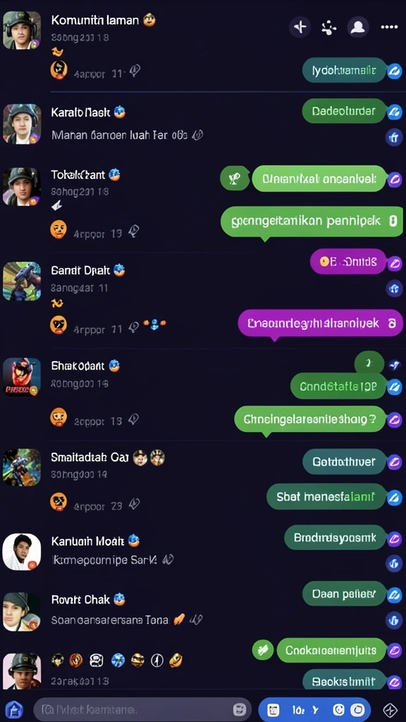 Karakter yang dapat dikustomisasi dengan banyak pilihan.