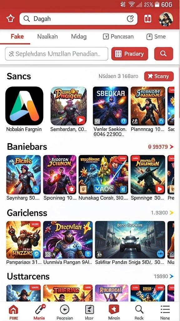 Screenshot ketiga menampilkan event spesial yang sedang berlangsung.