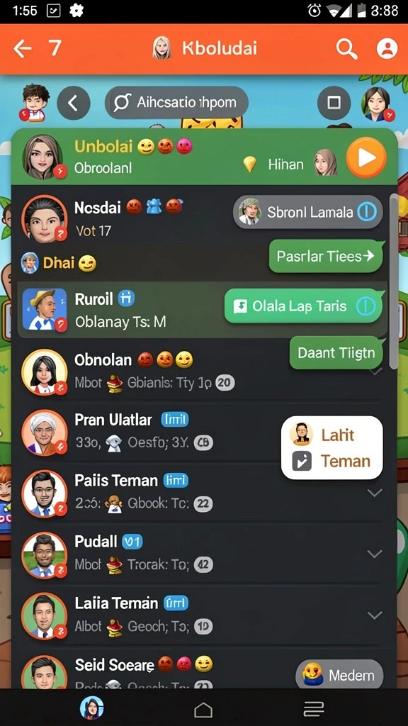 Tangkapan layar menunjukkan misi eksplorasi dalam lingkungan yang indah.