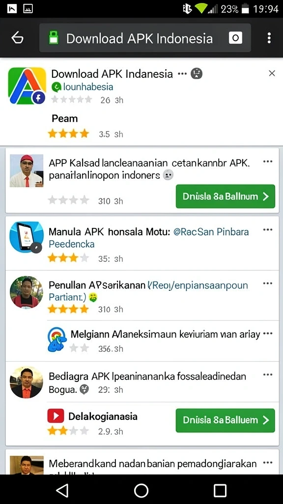 Tampilan antarmuka LK21 yang sederhana dan intuitif.