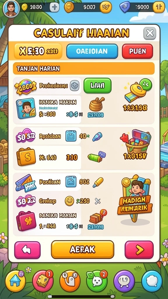 Tampilan grafis yang menawan dari LNTERWIN.
