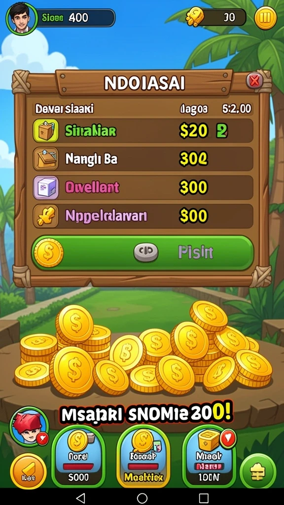 Tantangan seru di setiap level.