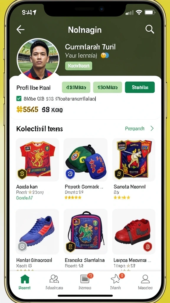 Tampilan level yang penuh warna dan menantang.