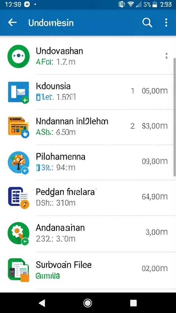 Banyak variasi permainan untuk dipilih oleh pengguna.