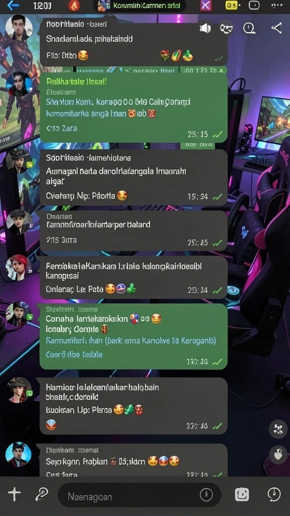 Berbagai karakter menarik untuk dipilih.