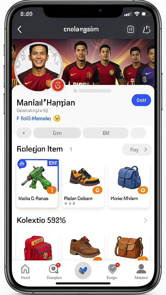 Karakter unik yang dapat dipilih sesuai keinginan.