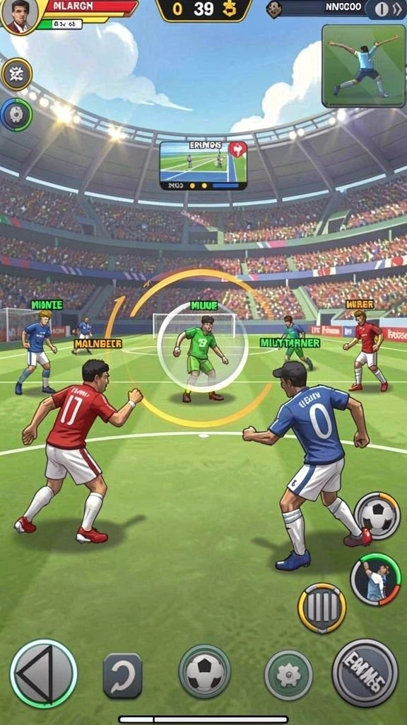 Screenshot menampilkan antarmuka permainan yang penuh warna.