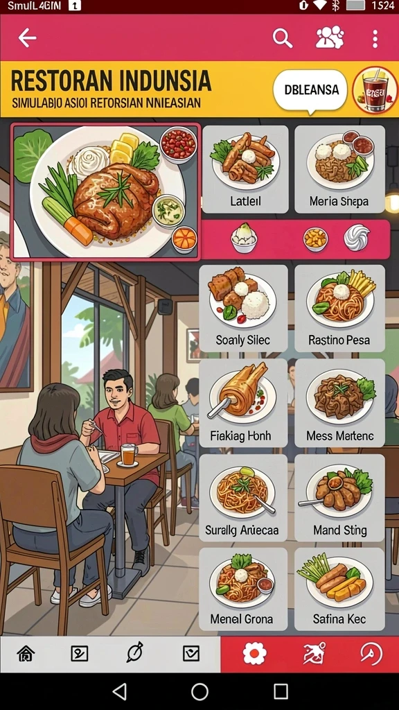 Screenshot menunjukkan berbagai tema slot menarik yang tersedia.