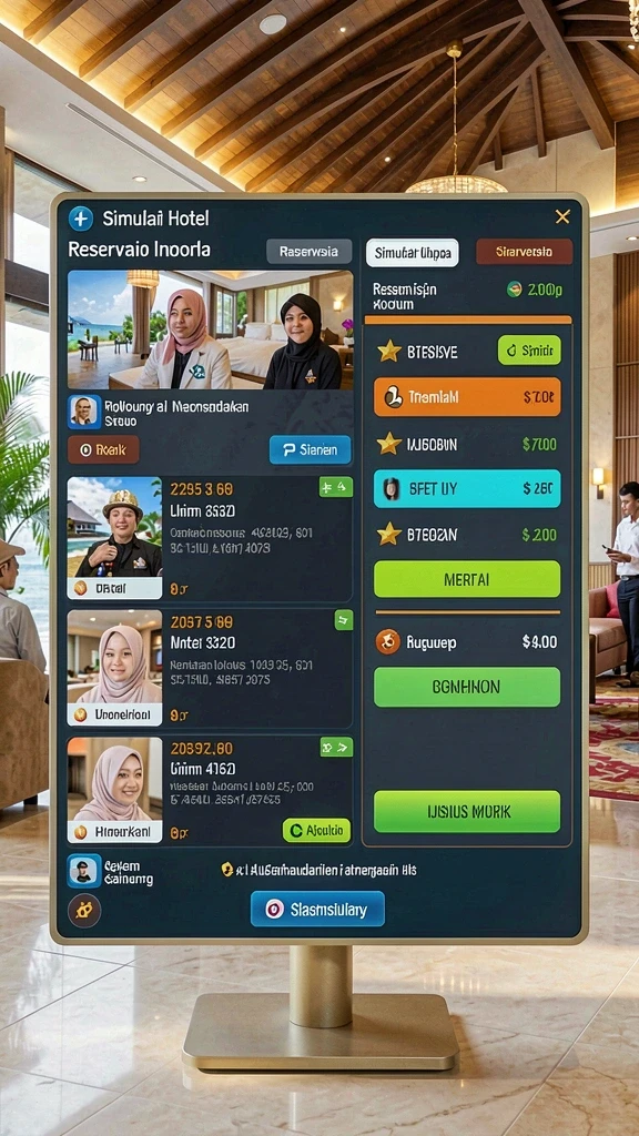Tampilan antarmuka yang menarik dan user-friendly.