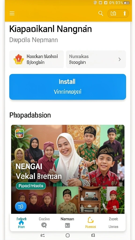 Screenshot fitur permainan yang seru dan interaktif.