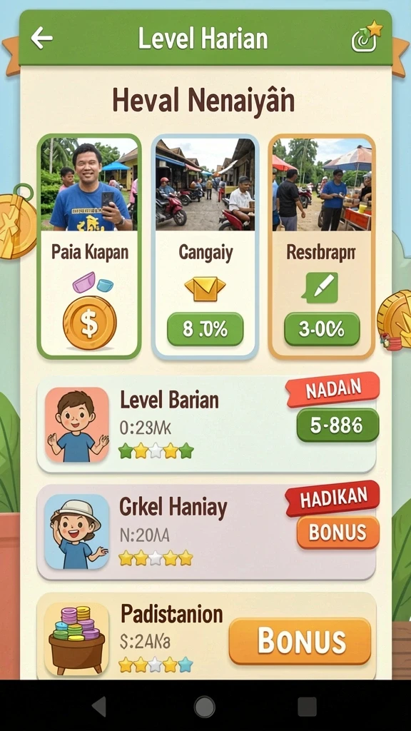 Screenshot menggambarkan antarmuka pengguna yang intuitif dan mudah dinavigasi.
