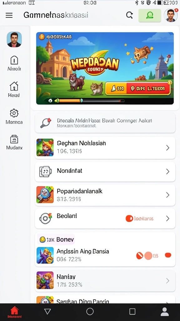 Berbagai level dengan tantangan yang berbeda untuk setiap pemain.