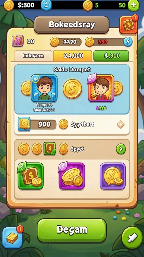 Screenshoot menampilkan tampilan utama game PRADA188.