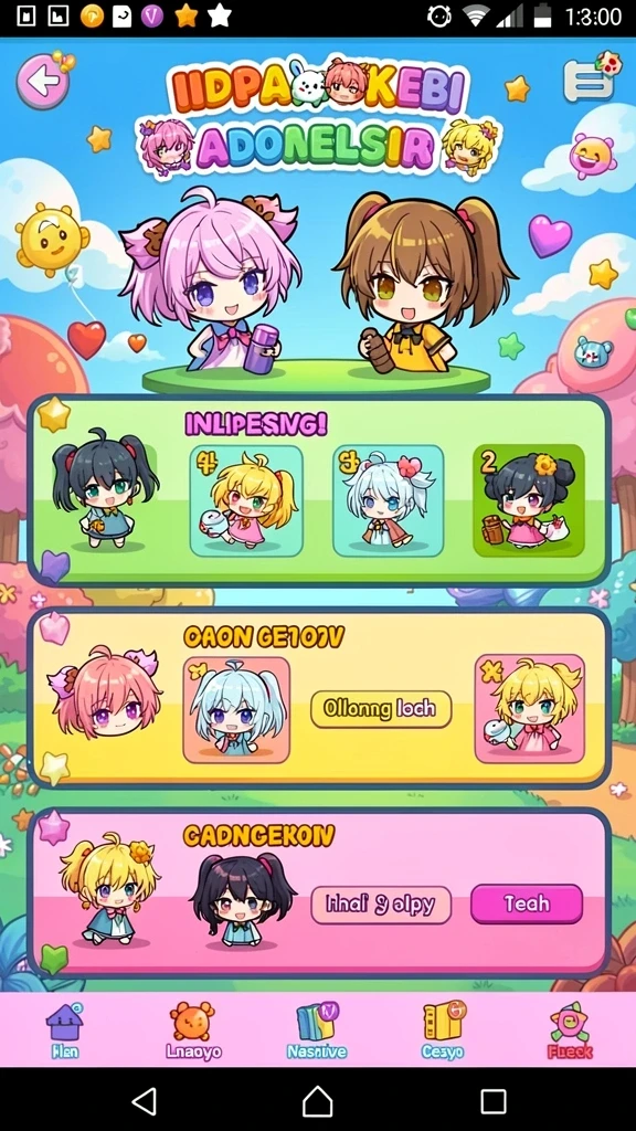 Screenshot menunjukkan karakter utama dalam aksi.