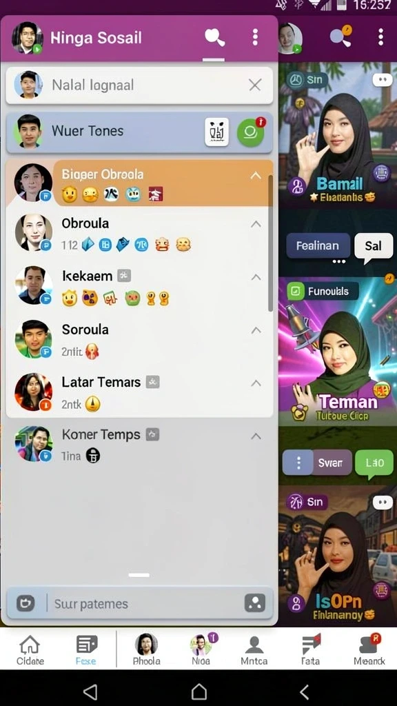 Berbagai karakter unik dengan kemampuan spesial.