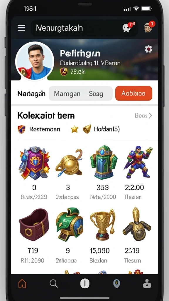 Tampilan antarmuka yang user-friendly dan menarik.