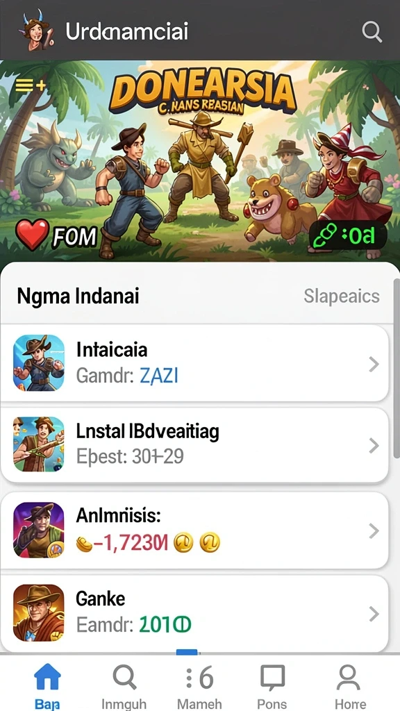 Tampilan antarmuka yang user-friendly dan menarik.