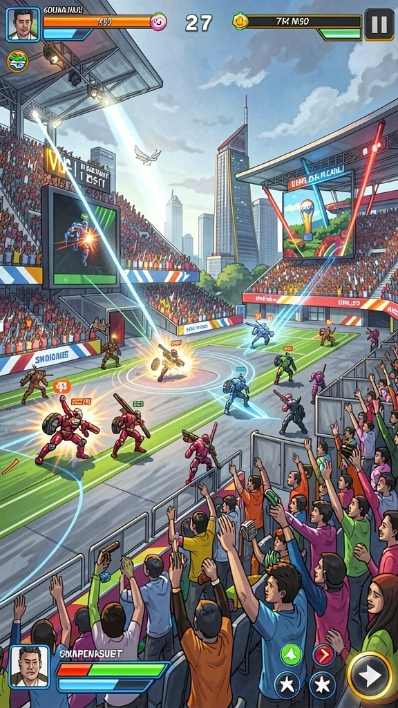 Screenshot kedua menunjukkan mode permainan multiplayer yang menarik.
