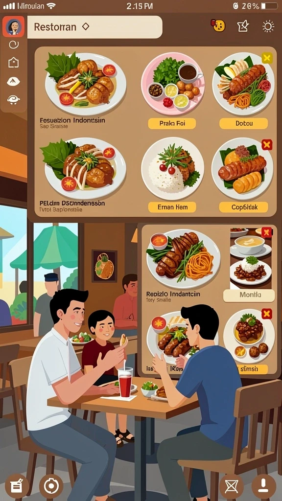 Antarmuka pengguna yang sederhana dan intuitif.