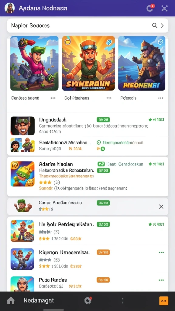 Tampilan antarmuka yang menarik dan mudah digunakan.