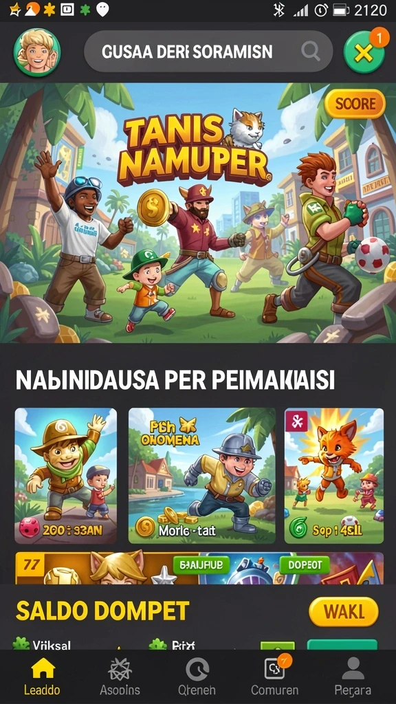 Gameplay yang seru dengan berbagai tantangan.