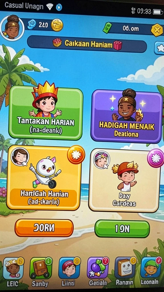 Beragam karakter menarik untuk dipilih.