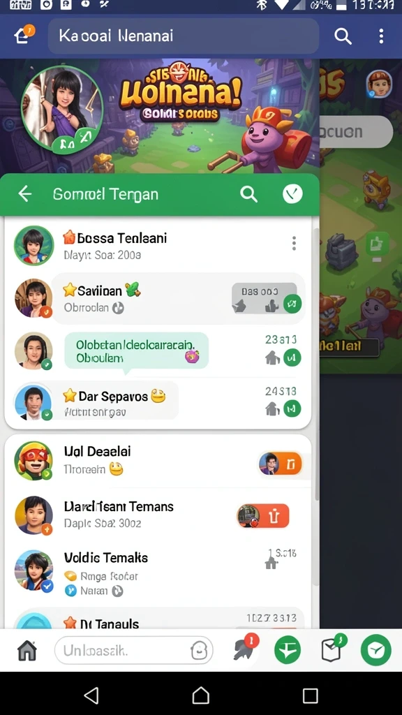 Tangkapan layar menampilkan karakter utama yang siap berpetualang.