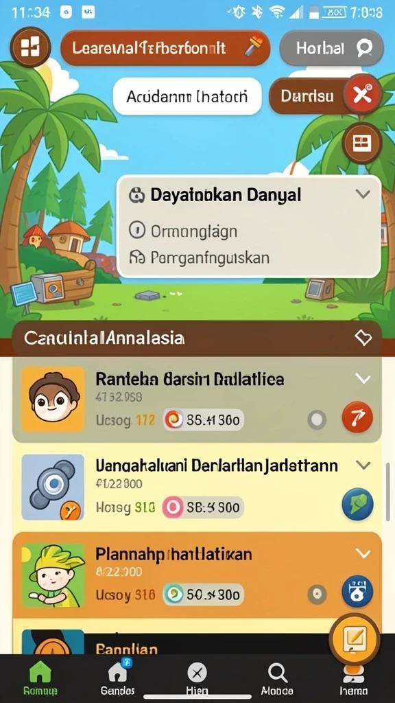 Level menantang dengan grafis berkualitas tinggi.