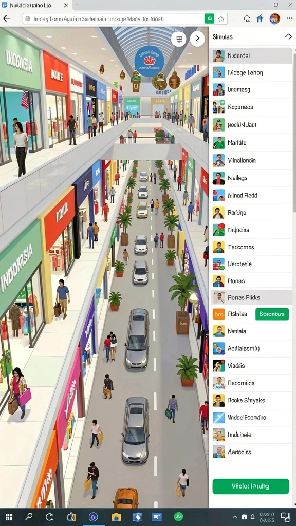 Tampilan awal permainan yang menggugah semangat.
