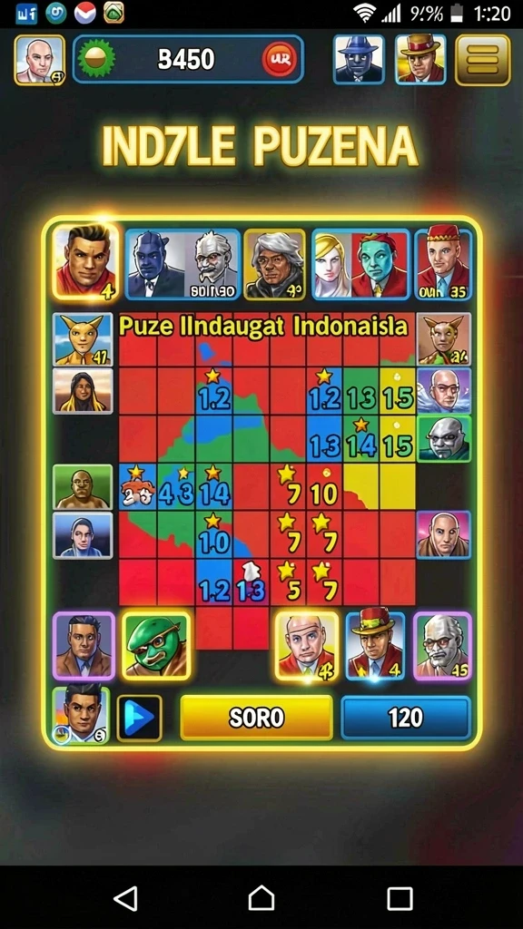 Grafis yang memukau dan penuh warna.